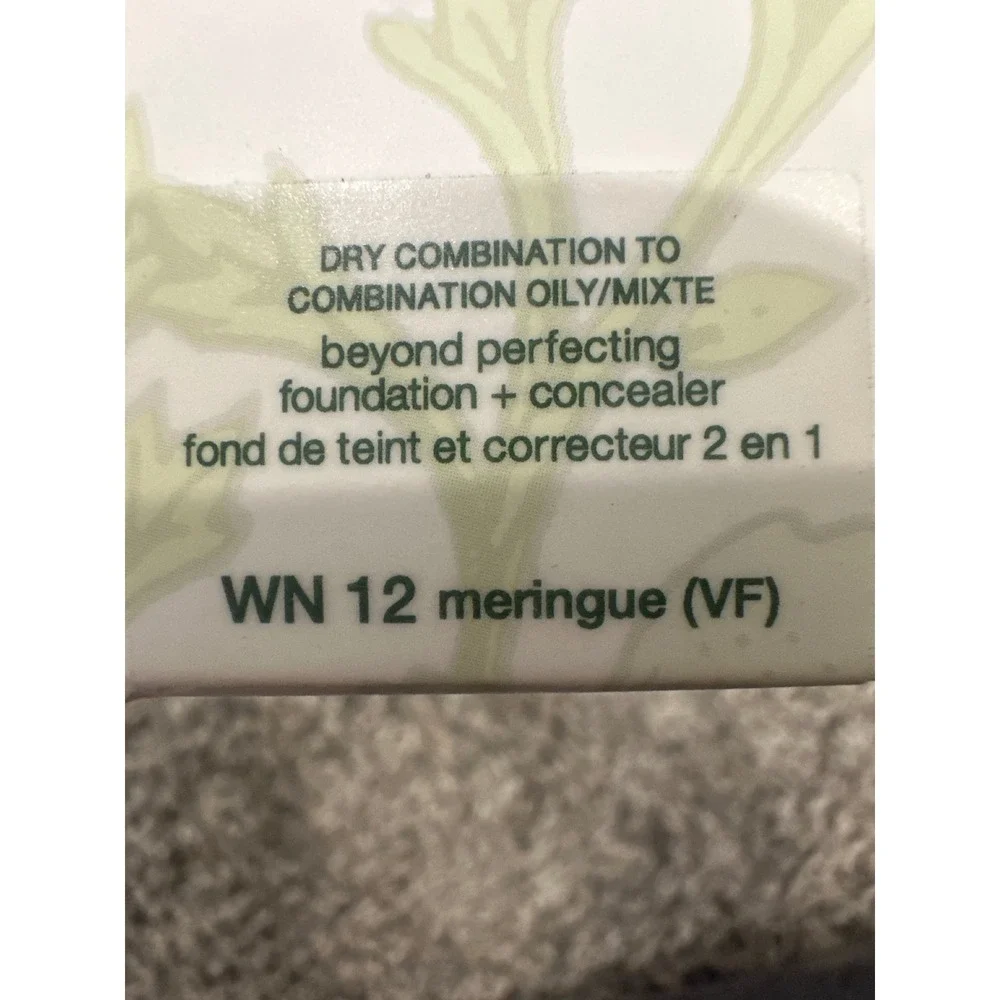 Clinique Beyond Perfecting Foundation Concealer WN 12 Meringue VF 1oz New in Box